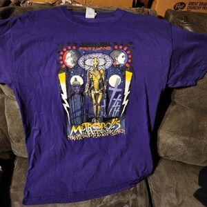 Fritz Lang Metropolis Movie Purple Shirt Large